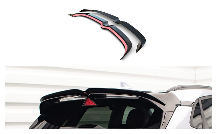 Spoiler Hyundai Kona N Mk1 Gloss Black Tył
