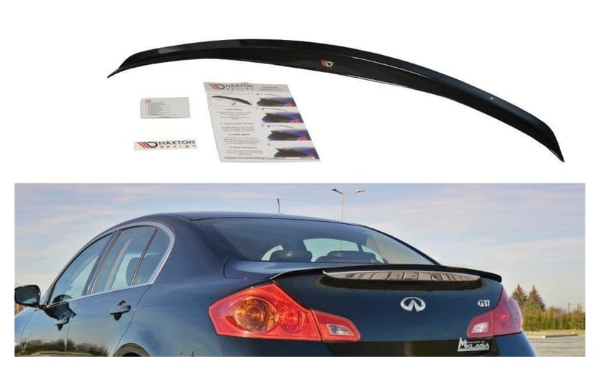 Spoiler Infiniti G37 Tył Gloss Black