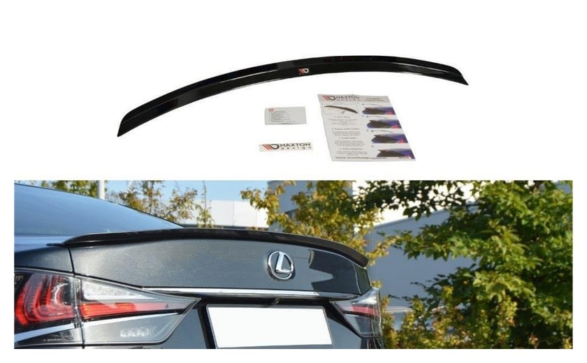 Spoiler Lexus GS IV Facelift Tył Gloss Black