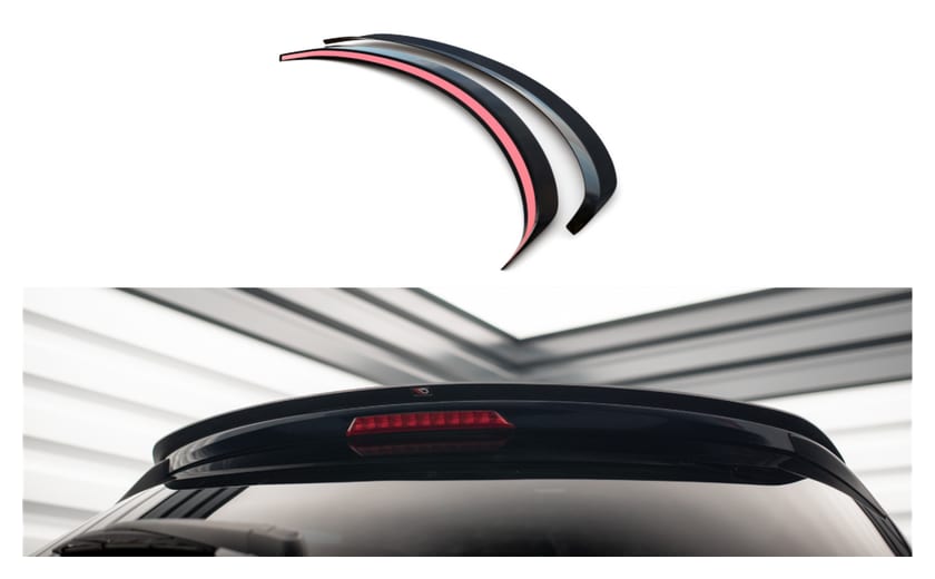 Spoiler Mazda 3 III Facelift Tył Gloss Black