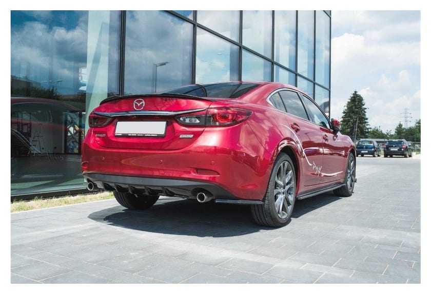 Spoiler Mazda 6 III Facelift Tył Gloss Black