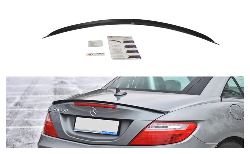 Spoiler Mercedes-Benz SLK R172 Tył Gloss Black