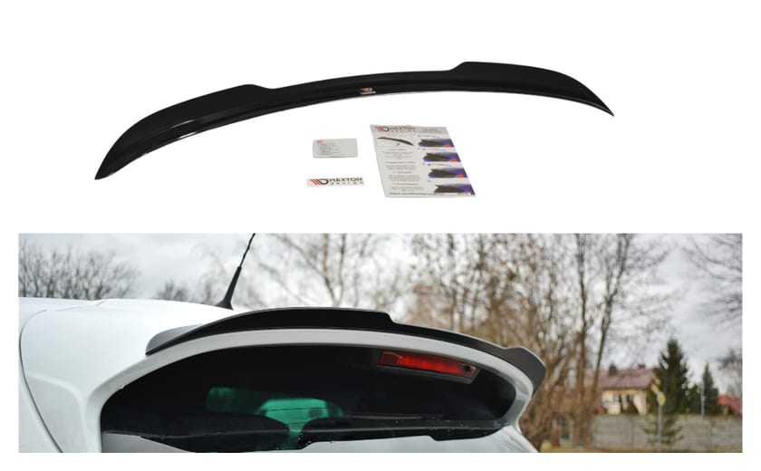 Spoiler Renault Clio IV RS Cap Gloss Black