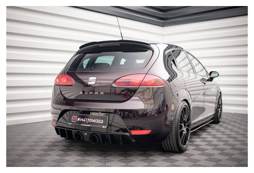 Spoiler Seat Leon II Cupra FR Facelift Tył Gloss Black