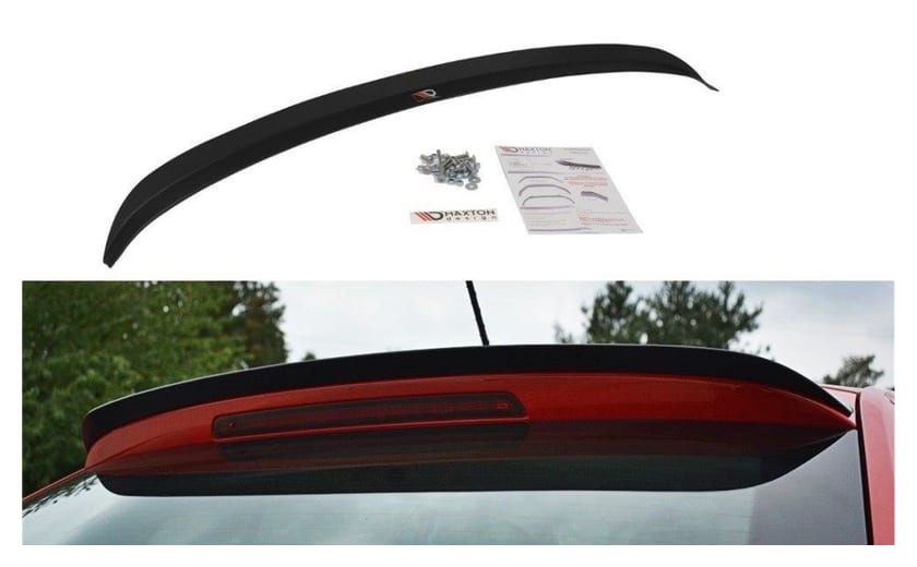 Spoiler Skoda Rapid Spaceback Tył Gloss Black