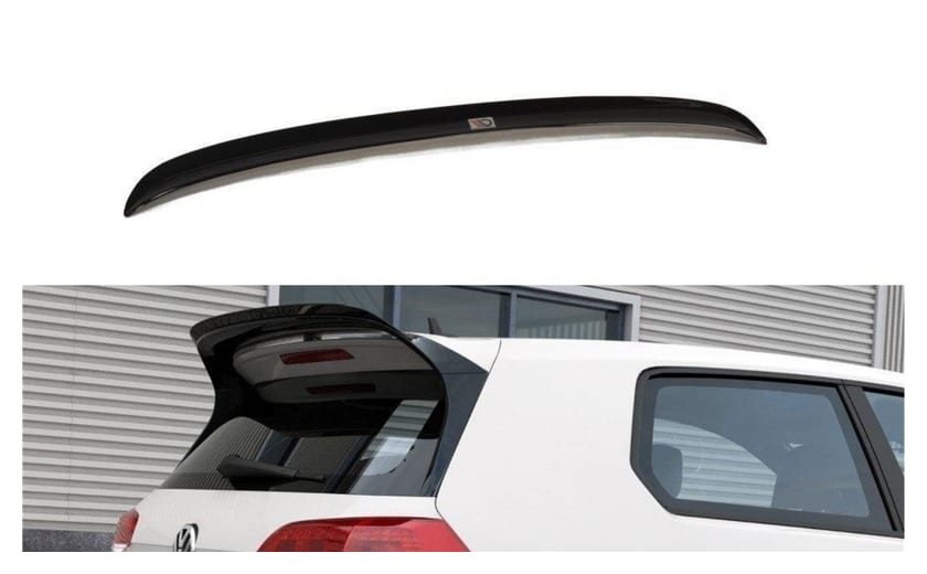 Spoiler Volkswagen Golf 7 GTI Clubsport Tył Gloss Black