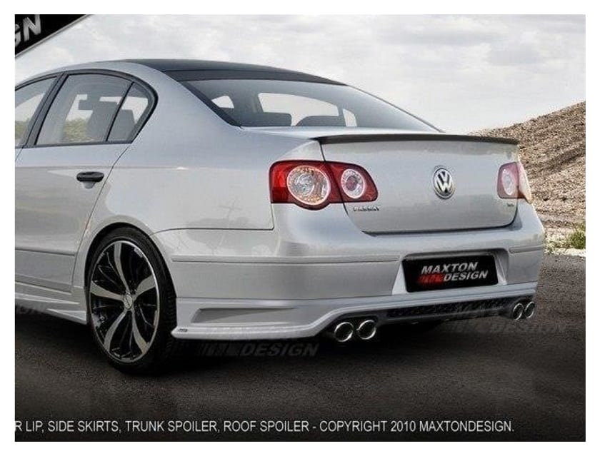 Spoiler Volkswagen Passat B6 Tył Bez podkładu