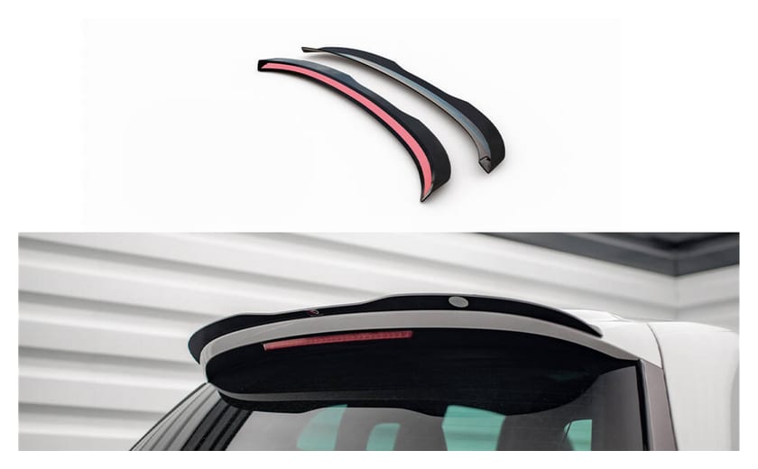 Spoiler Volkswagen Scirocco III R Tył Gloss Black