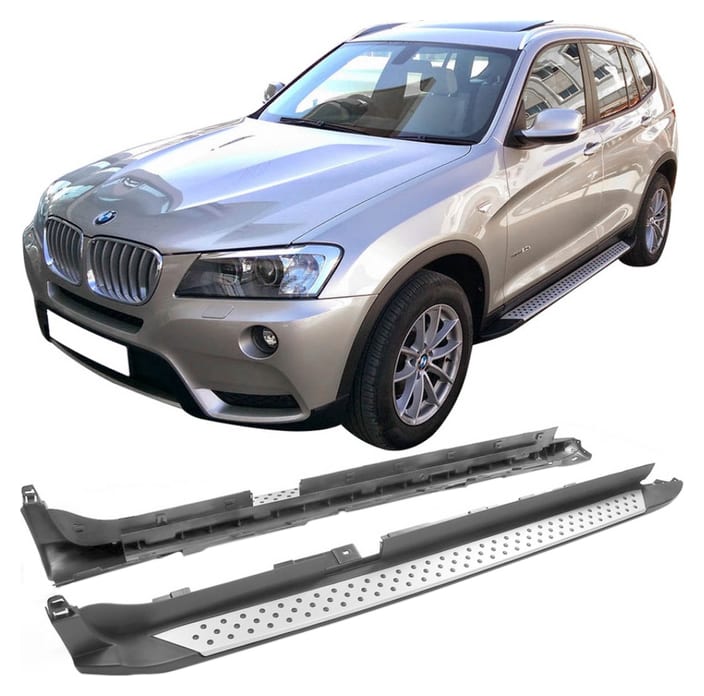 Stopnie boczne BMW X3 F25 Aluminium