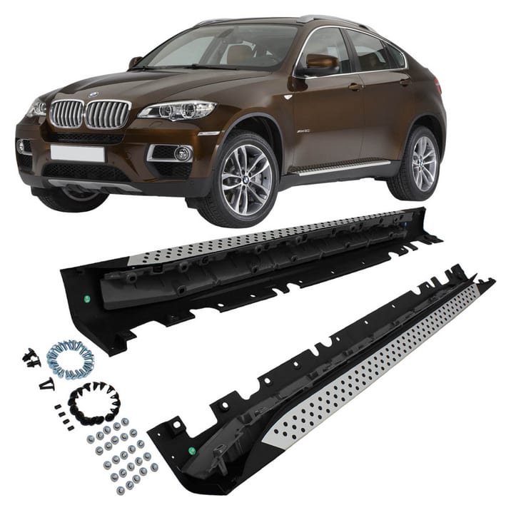 Stopnie boczne BMW X6 E71 E72 Aluminium