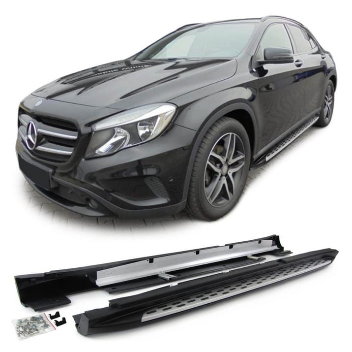 Stopnie boczne Mercedes-Benz GLA X156 Aluminium