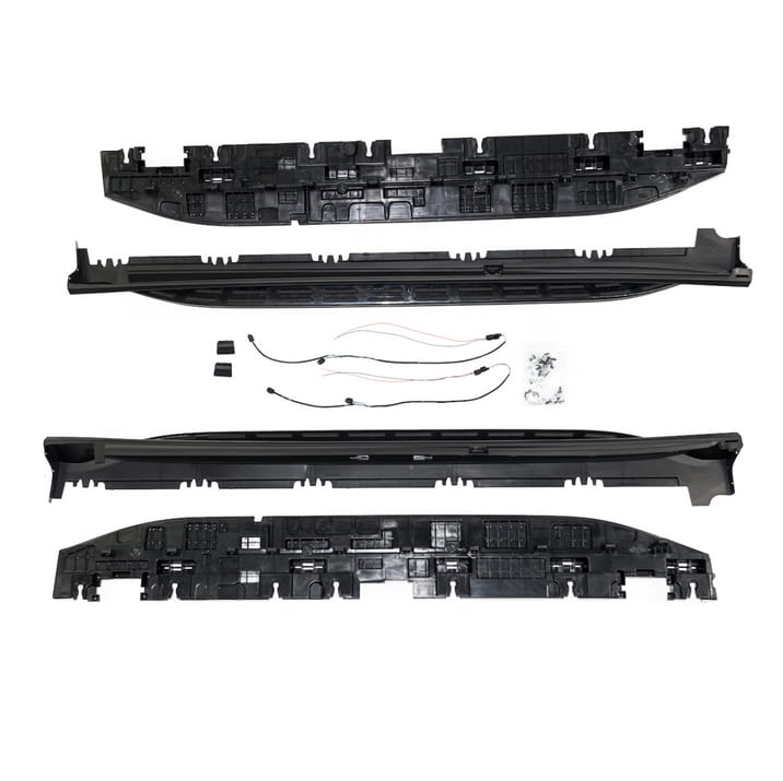Stopnie boczne Mercedes-Benz GLE V167 Aluminium Black