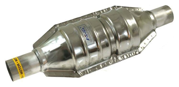 Strumienica 50mm AWG w obudowie katalizatora