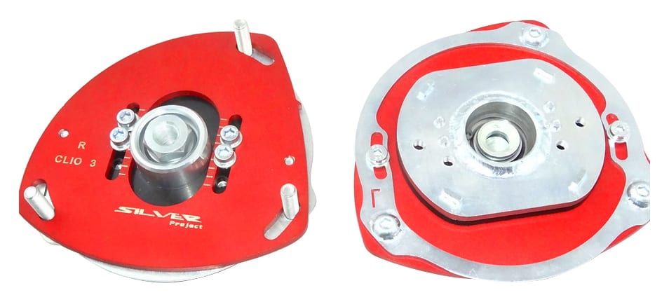 Camber Plates regulator Renault Clio III Nissan Micra III Red