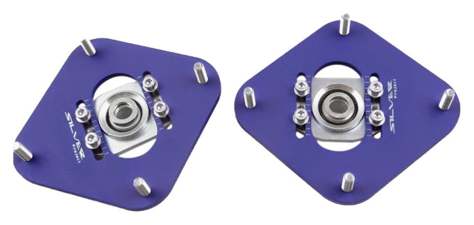 Camber Plates Toyota AE82 E8B FX16 Corolla GT Blue