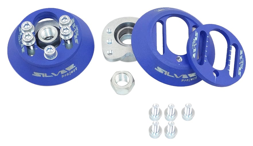 Camber Plates VW Polo 6N1 Lupo 6X1 6E1 Blue