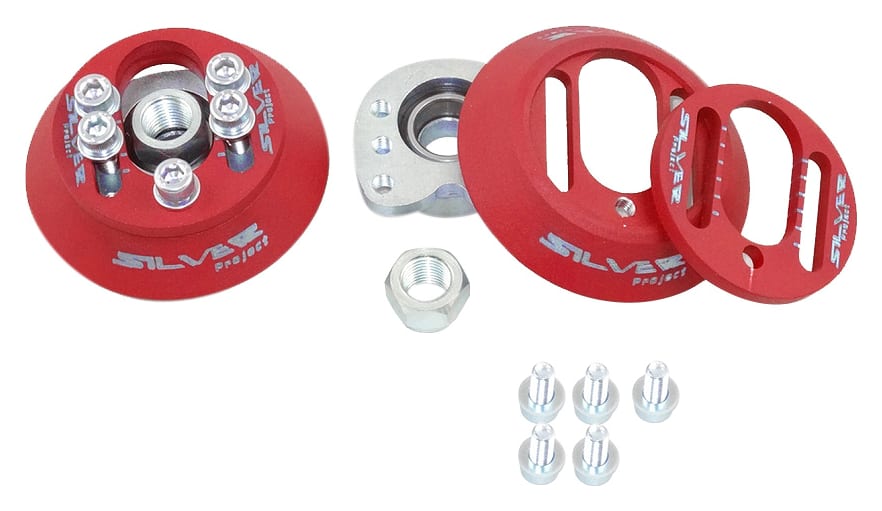 Camber Plates VW Polo 6N1 Lupo 6X1 6E1 Red