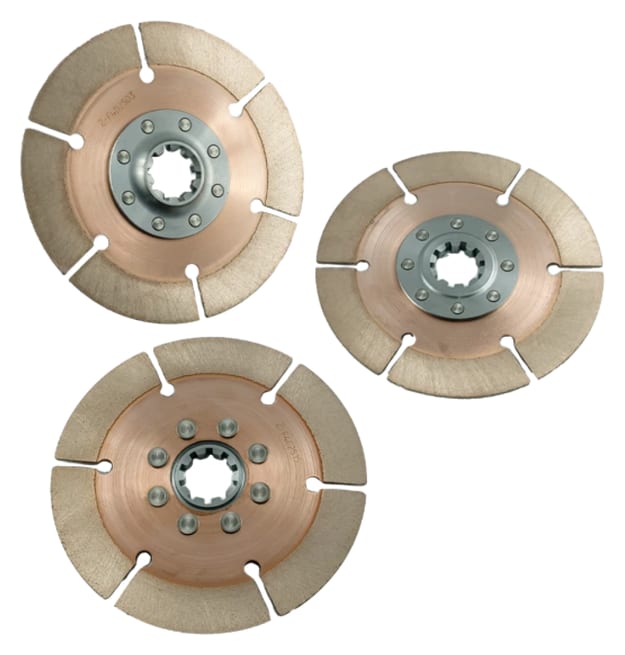 Tarcze sprzęgła Tilton Engineering 64185-4-VTV-52 BMW M57 S54 M60 M62 S62 28x35-10N [184mm / 7.25"]