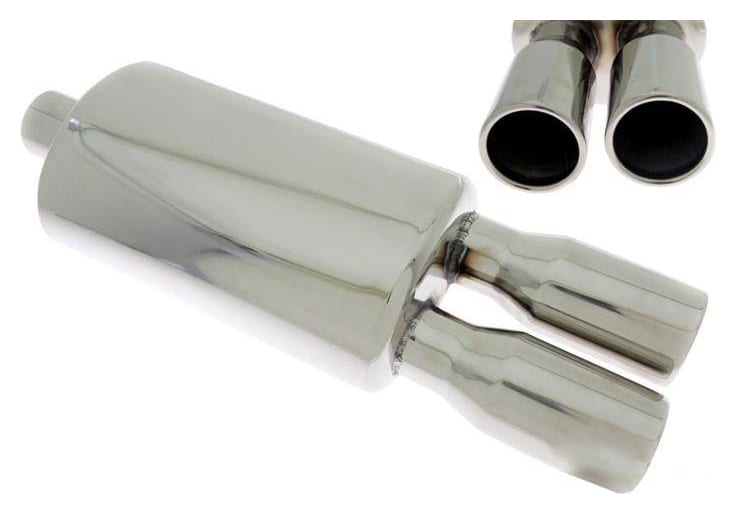 Tłumik Końcowy TurboWorks 2x76mm Wejście 2,5" (63mm)