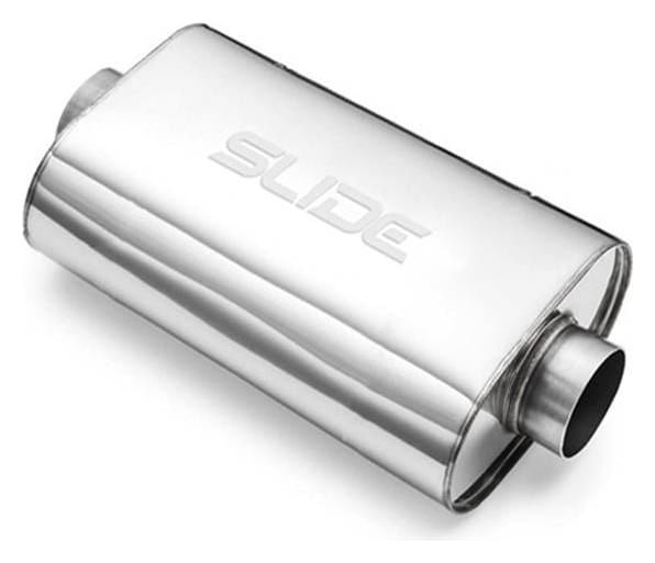 Center Silencer 3" (76mm) SLIDE 304SS 350mm