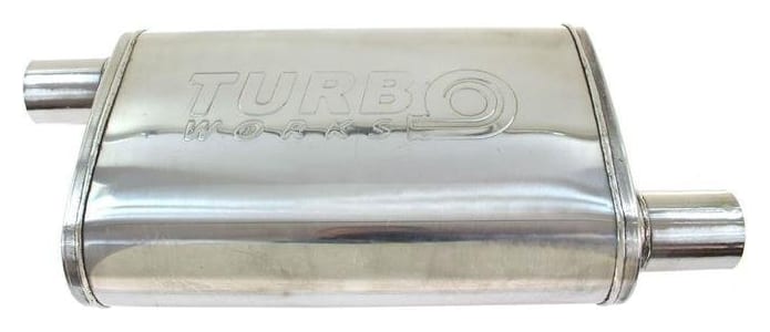 Tłumik Środkowy 3" (76mm) TurboWorks LT 304SS 355mm