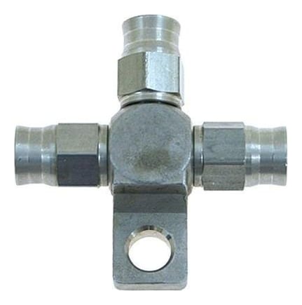 Trójnik AN3 3/8" 3 x Żeński z uchwytem
