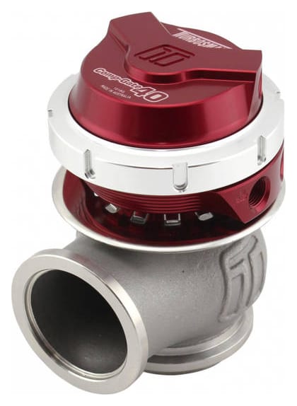 Wastegate zewnętrzny TurboSmart 40mm 1.0 Bar Comp-Gate V-Band Czerwony