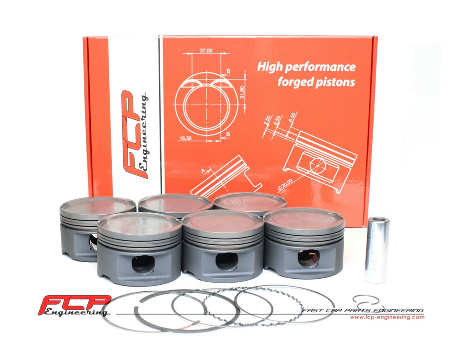 Kute tłoki Audi S4 RS4 3.0 V6 Biturbo Stroker 83mm CR 9.0 22mm pin FCP