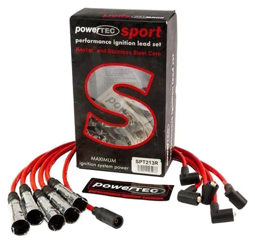 Przewody zapłonowe PowerTEC AUDI 90 100 200 A6 COUPE VW T4 83-95 Niebieskie