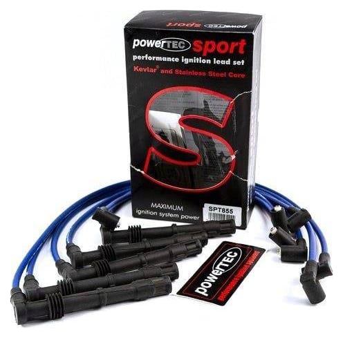 Przewody zapłonowe PowerTEC AUDI 90 200 COUPE 2.0 2.2. 2.3L 88-94 Czerwone