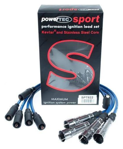 Przewody zapłonowe PowerTEC AUDI A6 COUPE CABRIOLET 1.8-2.8L 89-00 Czerwone