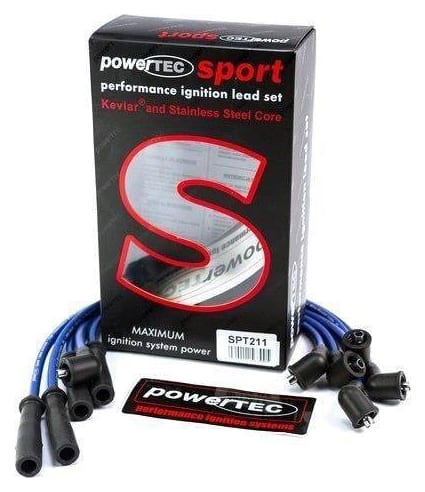 Przewody zapłonowe PowerTEC KIA PRIDE MAZDA 323 89-01 Niebieskie