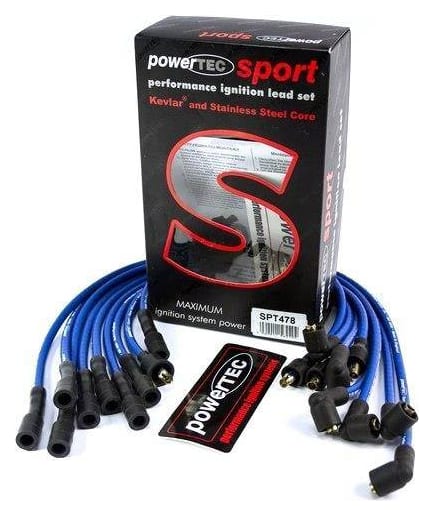 Przewody zapłonowe PowerTEC LAND ROVER 110 DEFENDER RANGE ROVER V8 70-94 Czerwone