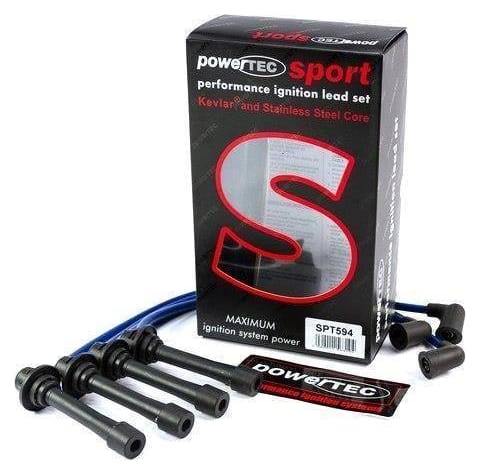 Przewody zapłonowe PowerTEC MAZDA MX-3 MX-5 XEDOS 323 TURBO Niebieskie