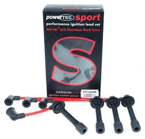 Przewody zapłonowe PowerTEC MAZDA MX-5 XEDOS 6 1.6 1.8L 90-98 Czerwone