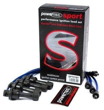 Przewody zapłonowe PowerTEC MITSUBISHI ECLIPSE II 4G63 4G63T 95-98 Niebieskie