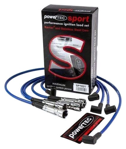 Przewody zapłonowe PowerTEC PORSCHE 924 GT 2.0L 80-86 Niebieskie