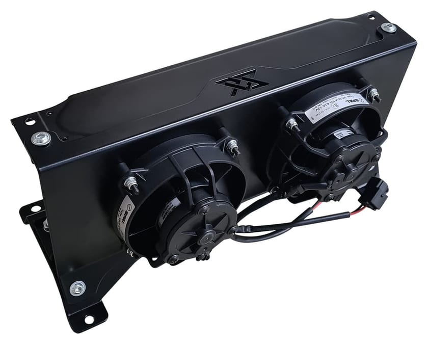 Uniwersalne Mocowanie Chłodnicy Na Dwa Wentylatory TurboWorks 19-rzędowa 260x150x50 RS-Ultimate