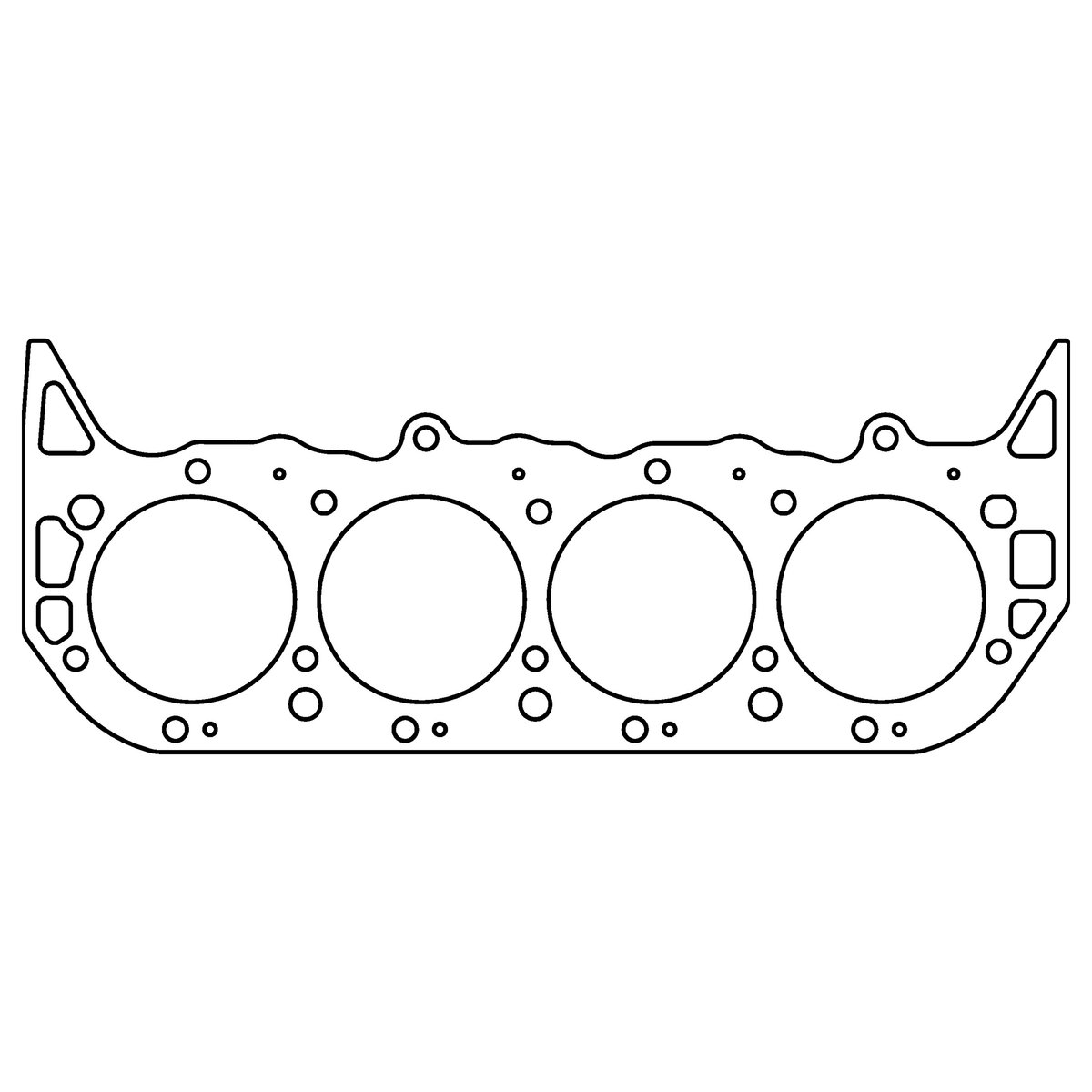 Head gasket Chevrolet Mark-IV Big Block V8 .043" Miedziana uszczelka cylinder head, 4.320" Cometic C15413-043