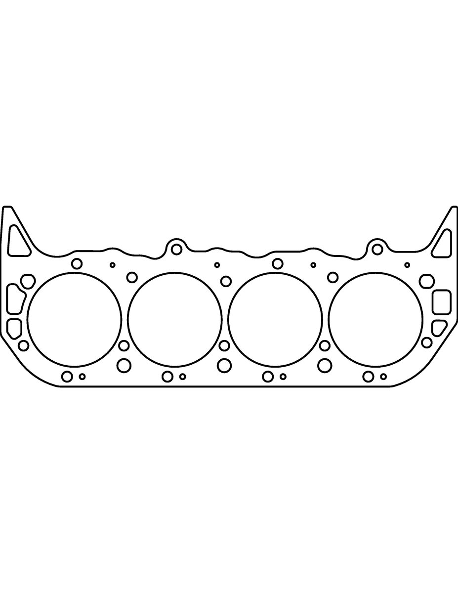 Head gasket Chevrolet Mark-IV Big Block V8 .043" Miedziana uszczelka cylinder head, 4.530" Cometic C15414-043