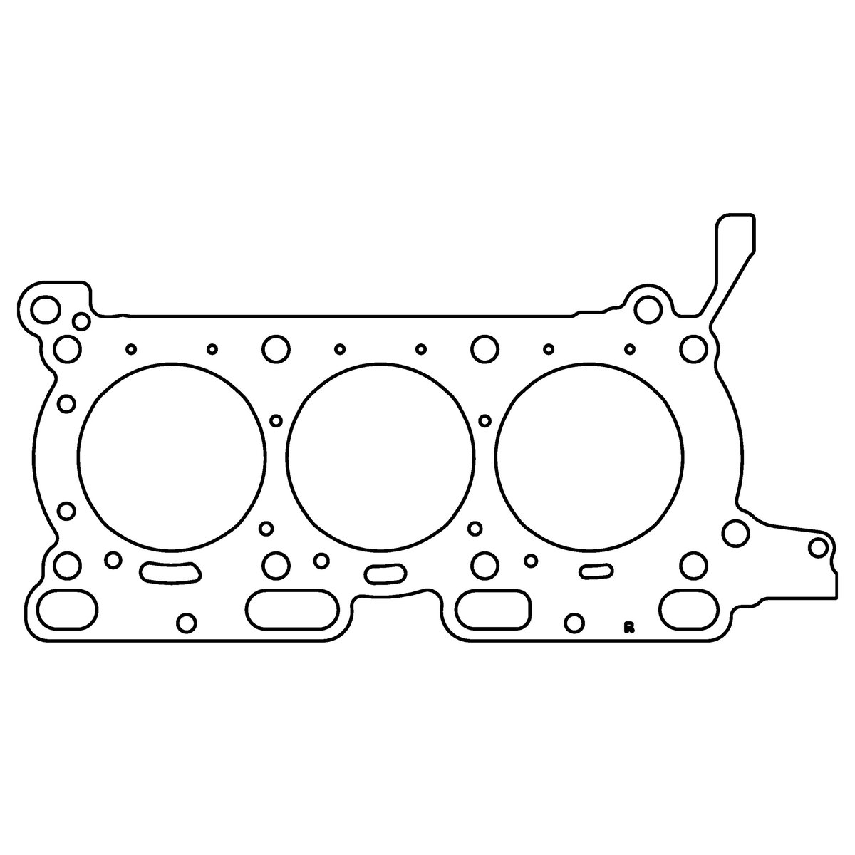 Head gasket Ford 3.5L Gen-2 EcoBoost .040" Head gasket HP, 95mm 10R80 10-biegowy automat, Right Cometic C15463-040