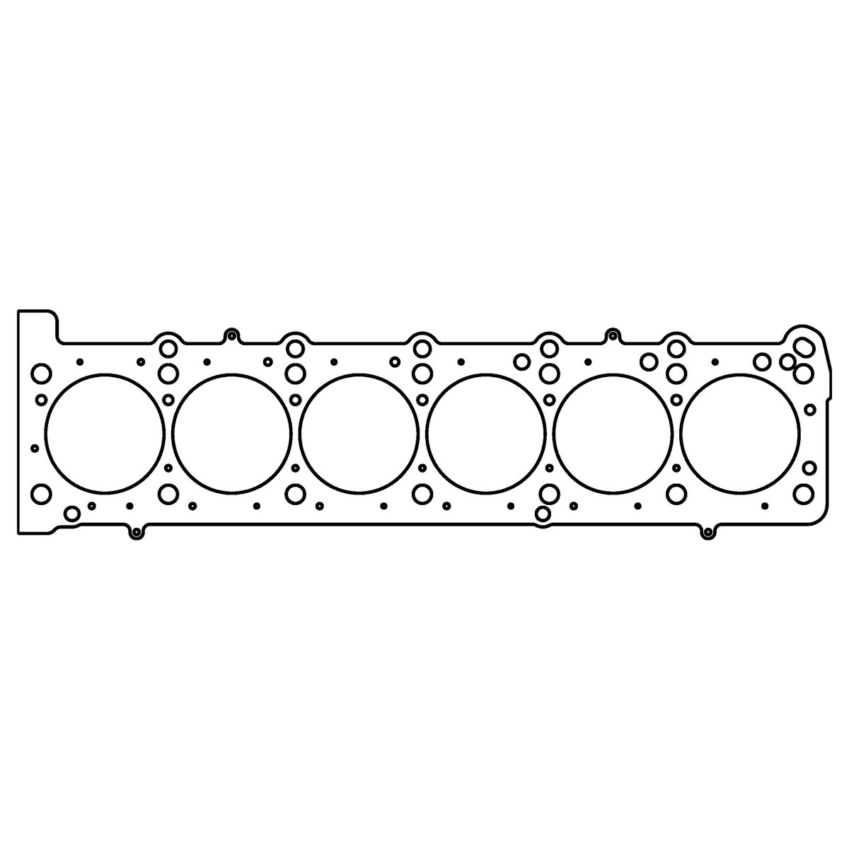 Head gasket Mercedes-Benz 6.0L M120; 6.9/7.0L M297 .066" MLS, 90mm Prawa Cometic C4500-066