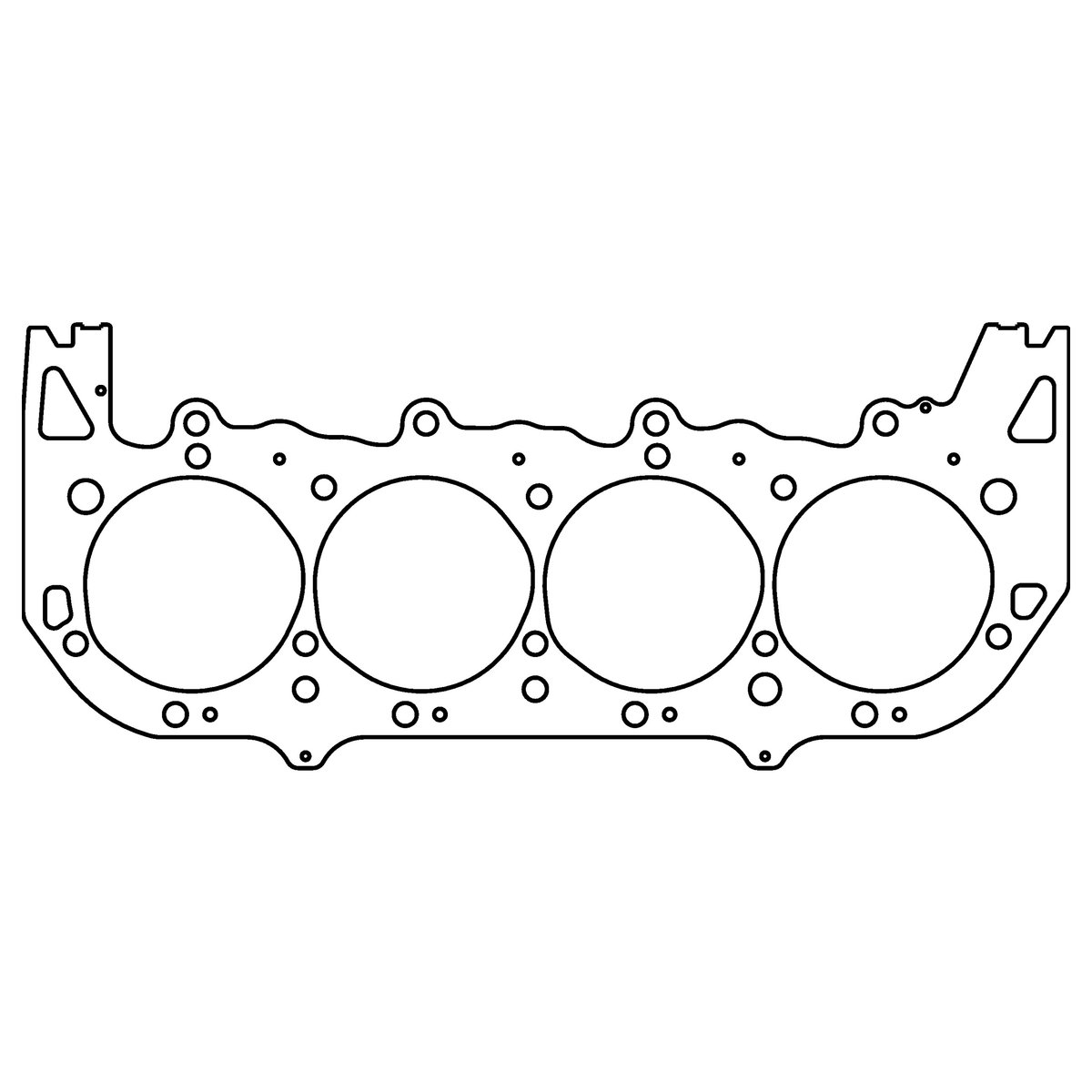 Head gasket Mercury Marine Chevrolet Mark-IV, GM Gen-V/VI Big Block V8 .040" MLS, 4.510" Cometic C5035-040