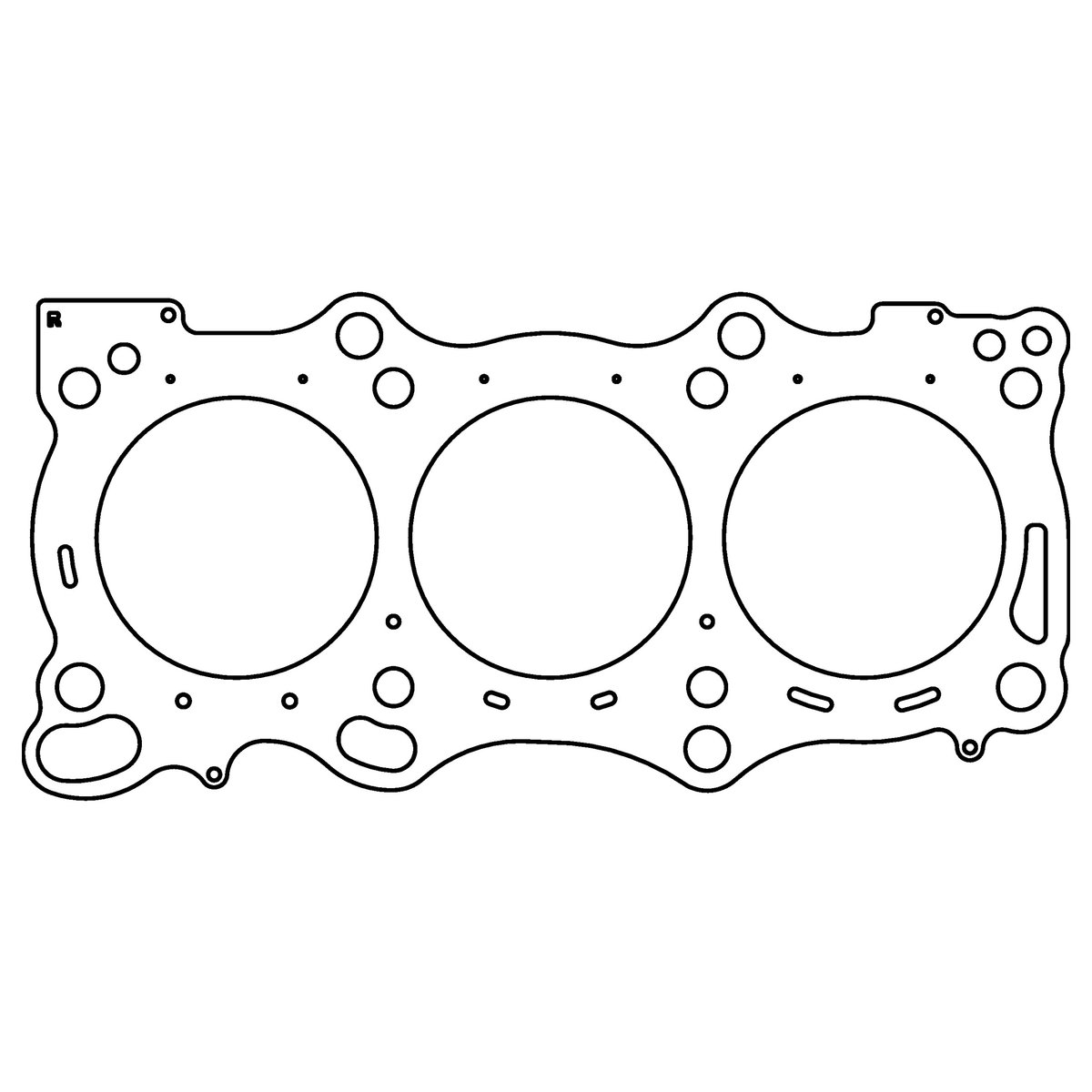 Head gasket Nissan 2009+ VR38DETT .032" MLX, 96mm Prawa Cometic C4571-032