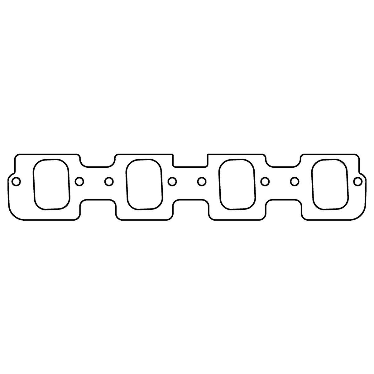 Intake manifold gasket GM LSX Gen-4 Small Block V8 .060" Fiber dla cylinder heads LSX-CT/LSX-DRs Cometic C15037-060