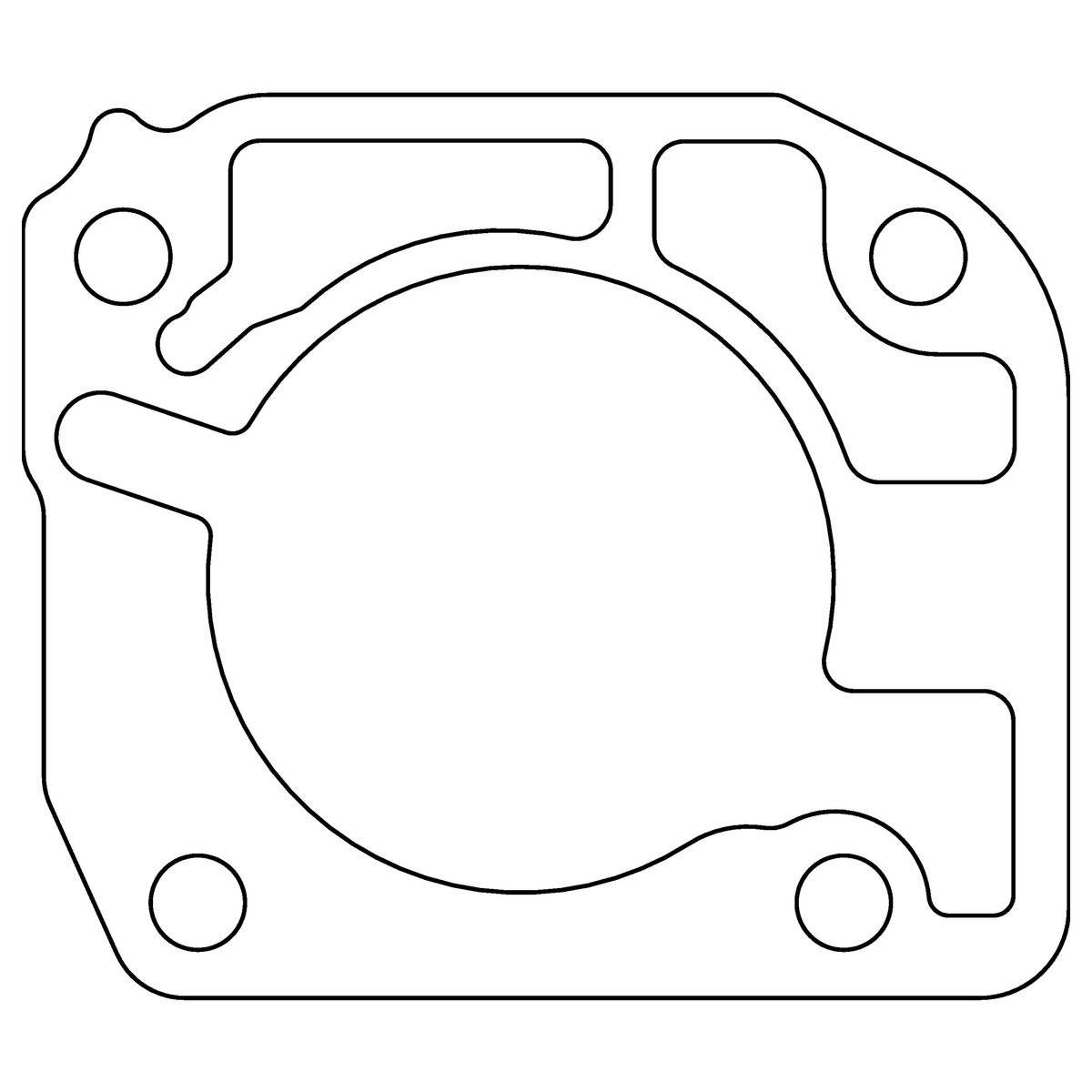 Gasket przepustnicy Honda B16A3, B18B1, 1994-1995 B18C1, B20Z2, H22A1, H22A4, H23A1 .032" AFM, Pasuje for 1996-2001 B18B1, B20Z2 With Auto Transmission Only Cometic C4672-032