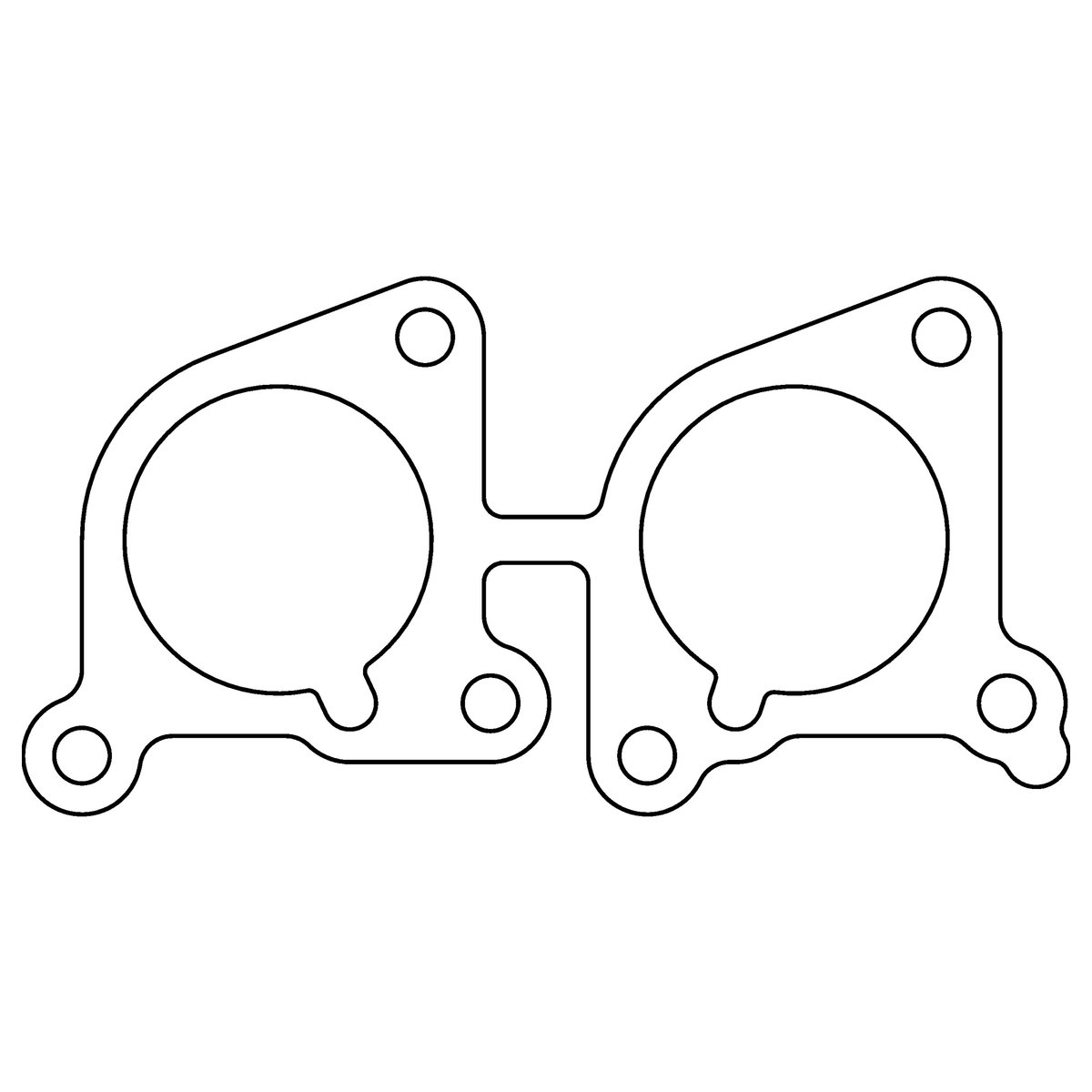 Gasket przepustnicy Nissan 1990-1994 SR20DET .018" AFM Set, AWD Cometic C4756-018