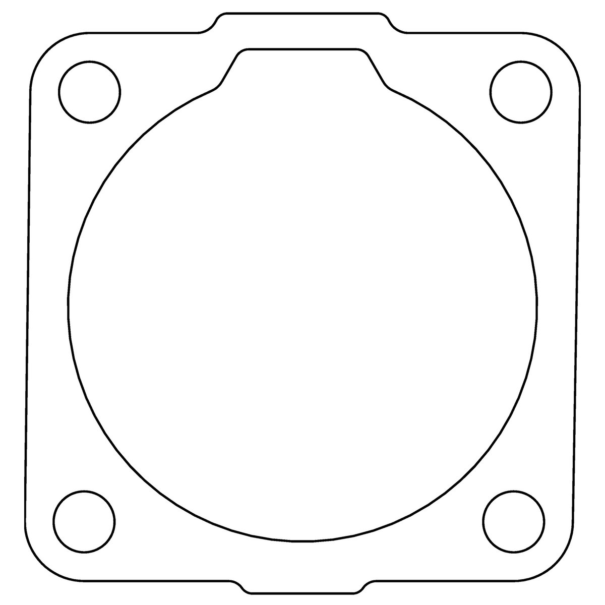 Gasket przepustnicy Nissan 1994-2001 SR20DE .032" AFM, S14 Cometic C4754-032