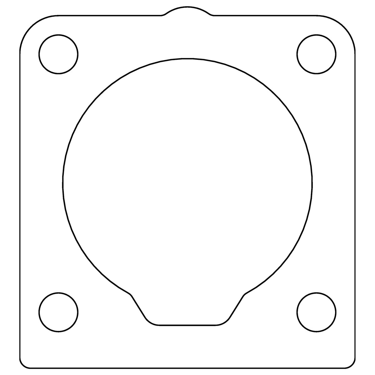 Gasket przepustnicy Nissan CA18DE/CA18DET .032" AFM Set Cometic C4740-032