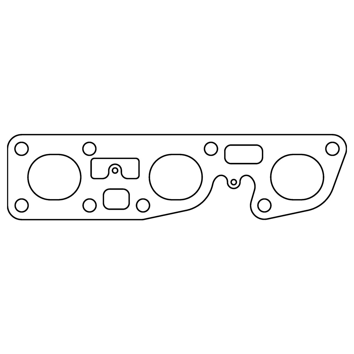 Kit Uszczelek kolektora wydechowego Nissan RB20/RB25/RB26 .030" MLS Universal , 1.665" x 1.420" Cometic C4461-030